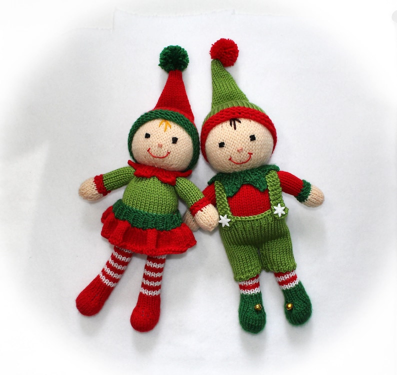 Christmas Elf Toy Knitting Pattern