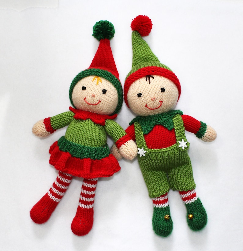 Christmas Elf Toy Knitting Pattern