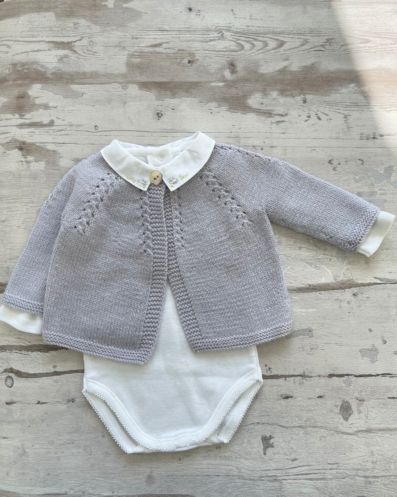 Baby Cardigan Sweater Knitting Pattern