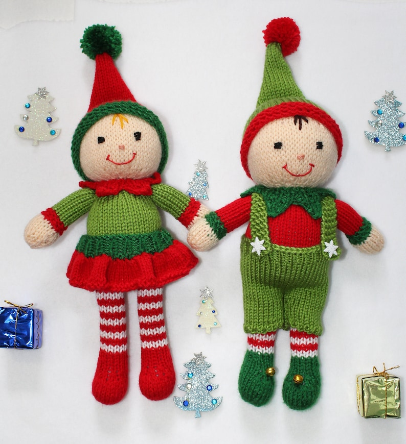 Christmas Elf Toy Knitting Pattern