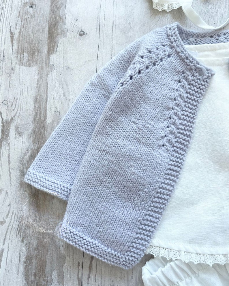 Baby Cardigan Sweater Knitting Pattern