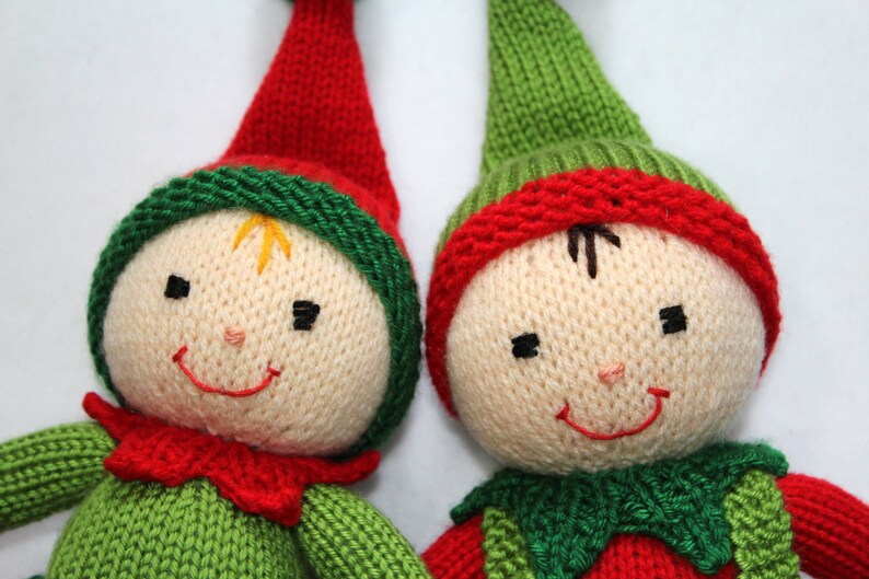 Christmas Elf Toy Knitting Pattern