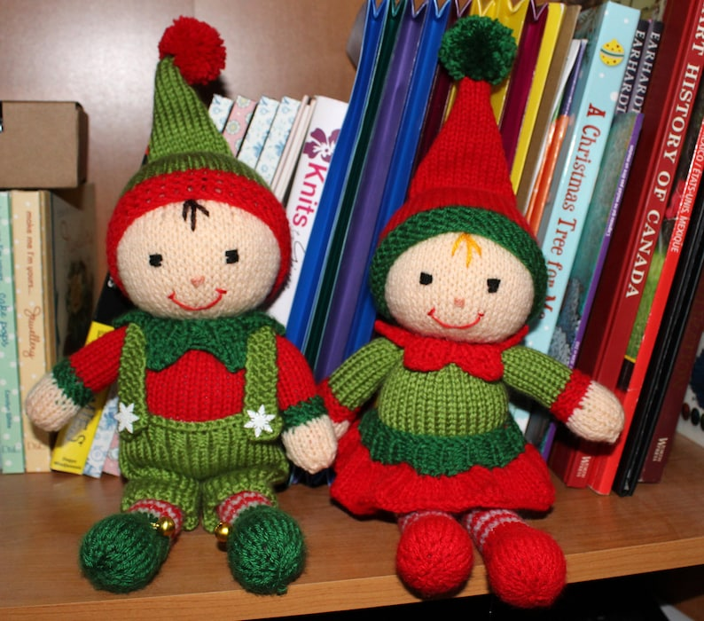 Christmas Elf Toy Knitting Pattern